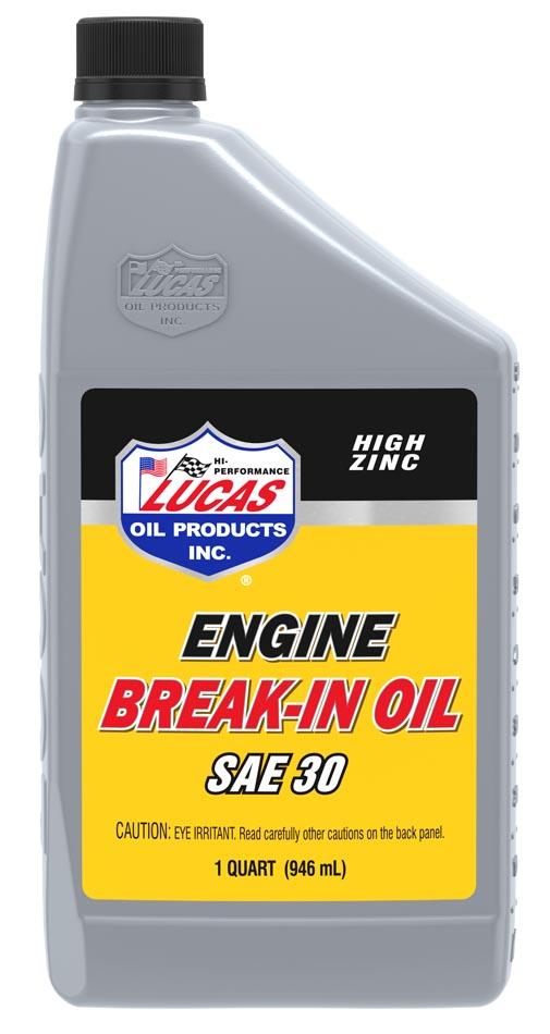 LUCAS OIL 10630 30W Petroleum Break-In Oil - 1 Quart Bottle (Case of 6) - High quality product image showing LUCAS OIL 10630 30W Petroleum Break-In Oil - 1 Quart Bottle (Case of 6) details and features
