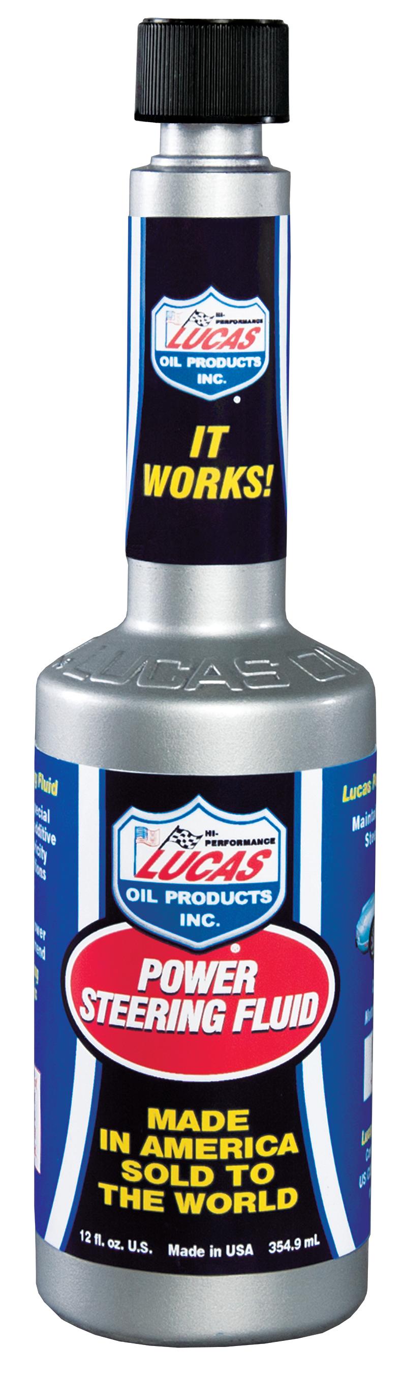 LUCAS OIL 10823 Power Steering Fluid 12oz, 12p - High quality product image showing LUCAS OIL 10823 Power Steering Fluid 12oz, 12p details and features