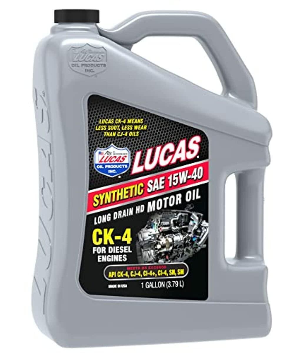 LUCAS OIL 11247 Synthetic SAE 15W-40 CK-4 Motor Oil, 1 Gallon - High quality product image showing LUCAS OIL 11247 Synthetic SAE 15W-40 CK-4 Motor Oil, 1 Gallon details and features