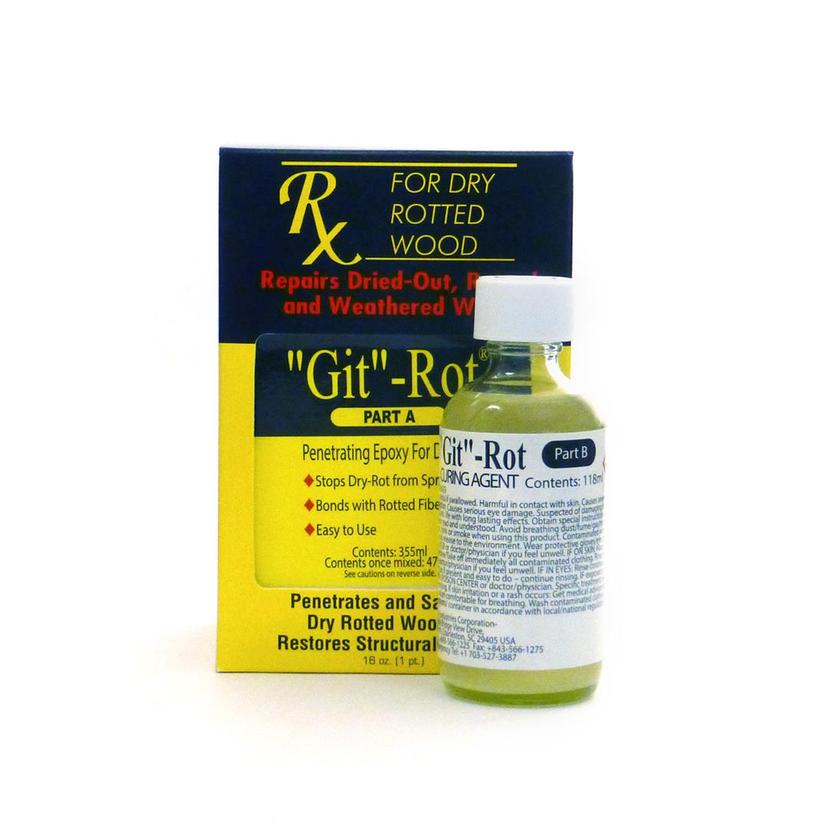 BOATLIFE 1064 Git-Rot Penetrating Epoxy Pt. Kit clear, 16 oz
