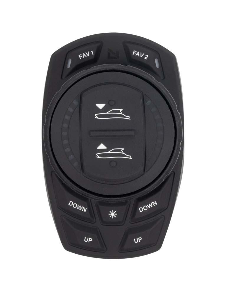 LENCO 15179-106 Boat Trim Tab Control Keypad; Pro Control; Replacement Assist Flybridge Keypad; Used For Auto-Levelling And Precision Controls; Black - High quality product image showing LENCO 15179-106 Boat Trim Tab Control Keypad; Pro Control; Replacement Assist Flybridge Keypad; Used For Auto-Levelling And Precision Controls; Black details and features