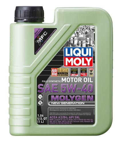 LIQUI MOLY 20230 Molygen New Generation 5W-40 Motor Oil, 1 Liter