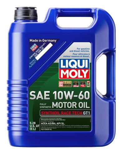 LIQUI MOLY 2024 Synthoil Race Tech GT1 10W-60 Motor Oil - 5 Liter - The Twister Group Tools product