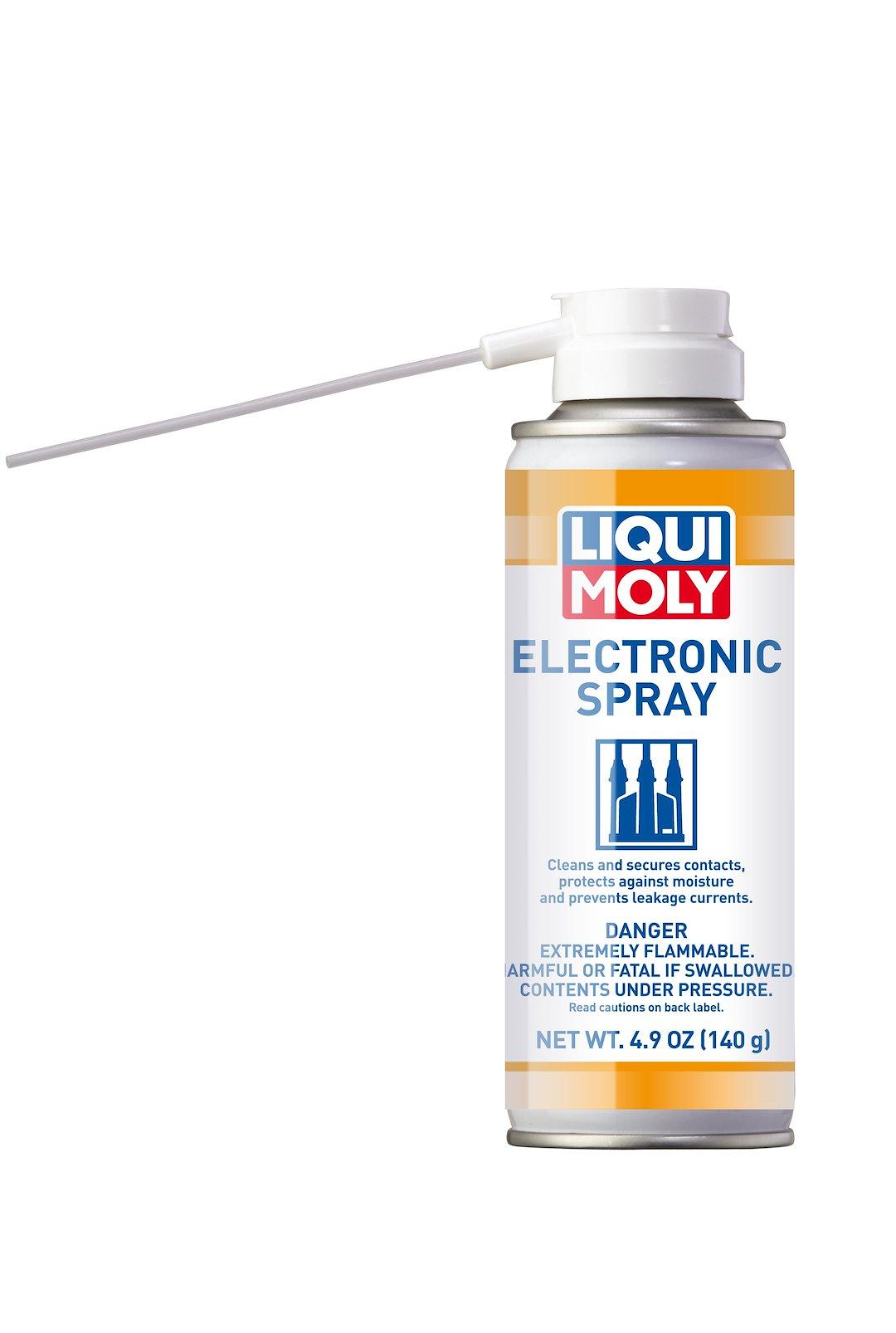 LIQUI MOLY 20298 ELECTRONIC SPRAY, Use to Lubricate Vehicle Electronic And General Electrical Systems; 140 Gram Aerosol Can; Single - High quality product image showing LIQUI MOLY 20298 ELECTRONIC SPRAY, Use to Lubricate Vehicle Electronic And General Electrical Systems; 140 Gram Aerosol Can; Single details and features
