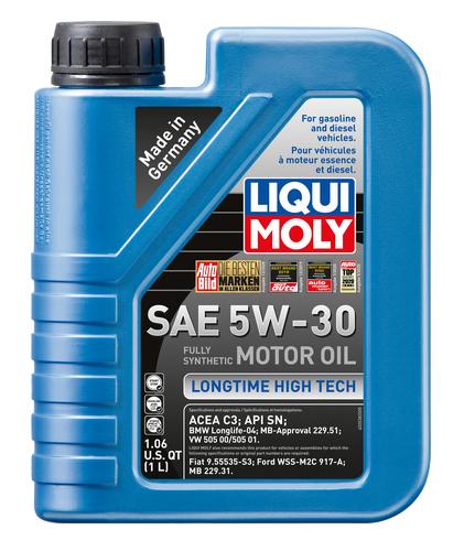 LIQUI MOLY 2039 Longtime High Tech 5W-30 Synthetic Motor Oil - 5 Liter - High quality product image showing LIQUI MOLY 2039 Longtime High Tech 5W-30 Synthetic Motor Oil - 5 Liter details and features
