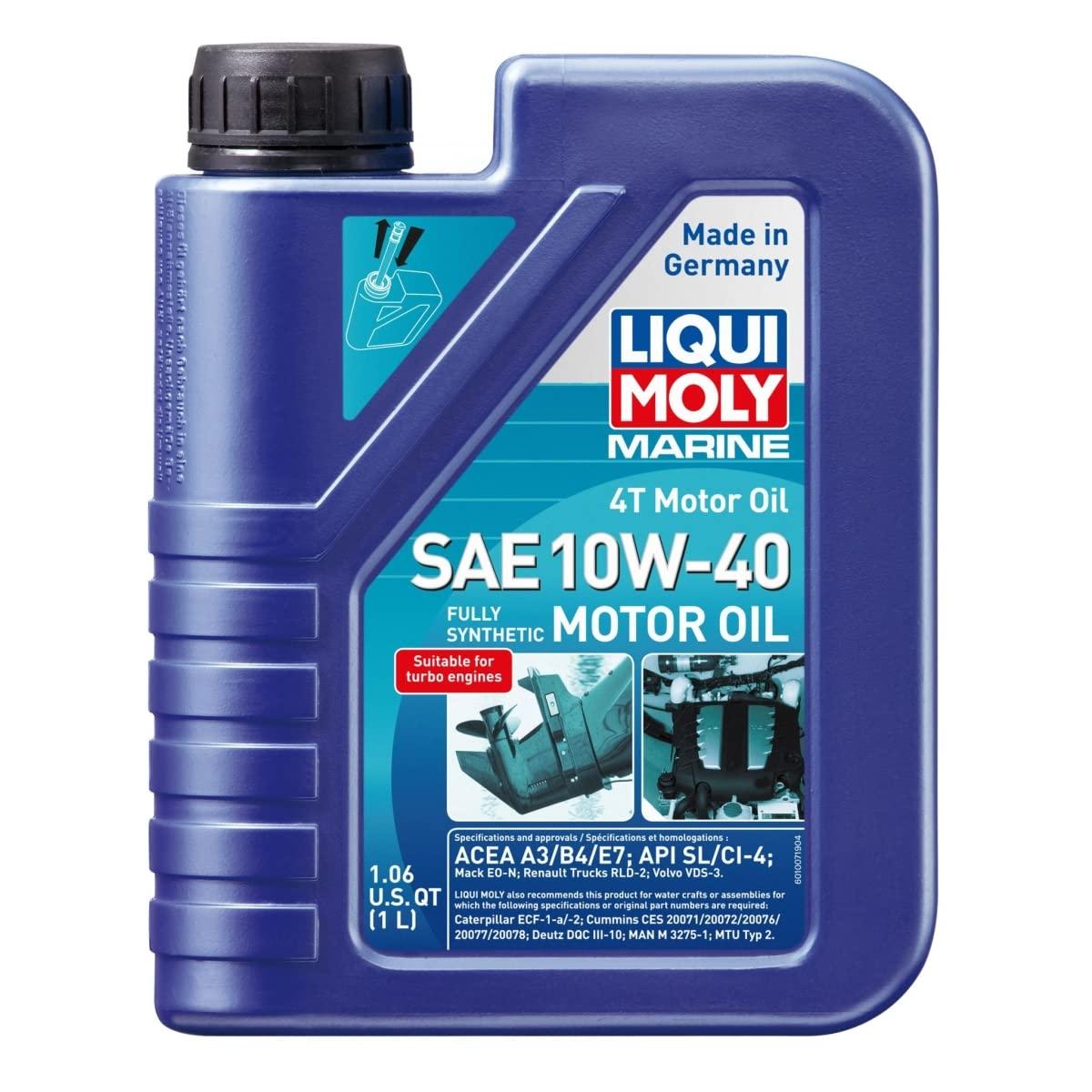 LIQUI MOLY 20506 Marine 4T Motor Oil SAE 10W-40 1L. - High quality product image showing LIQUI MOLY 20506 Marine 4T Motor Oil SAE 10W-40 1L. details and features