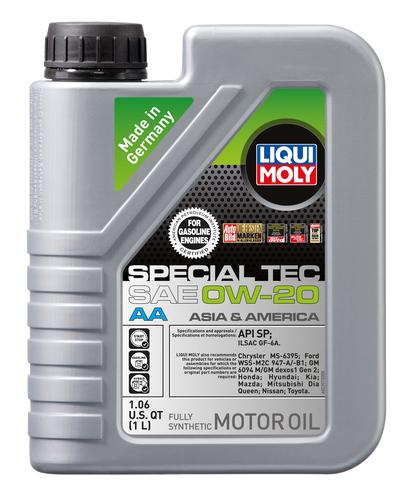 LIQUI MOLY 2207 W-20 Special Tec AA Motor Oil, 1 L - The Twister Group Tools product