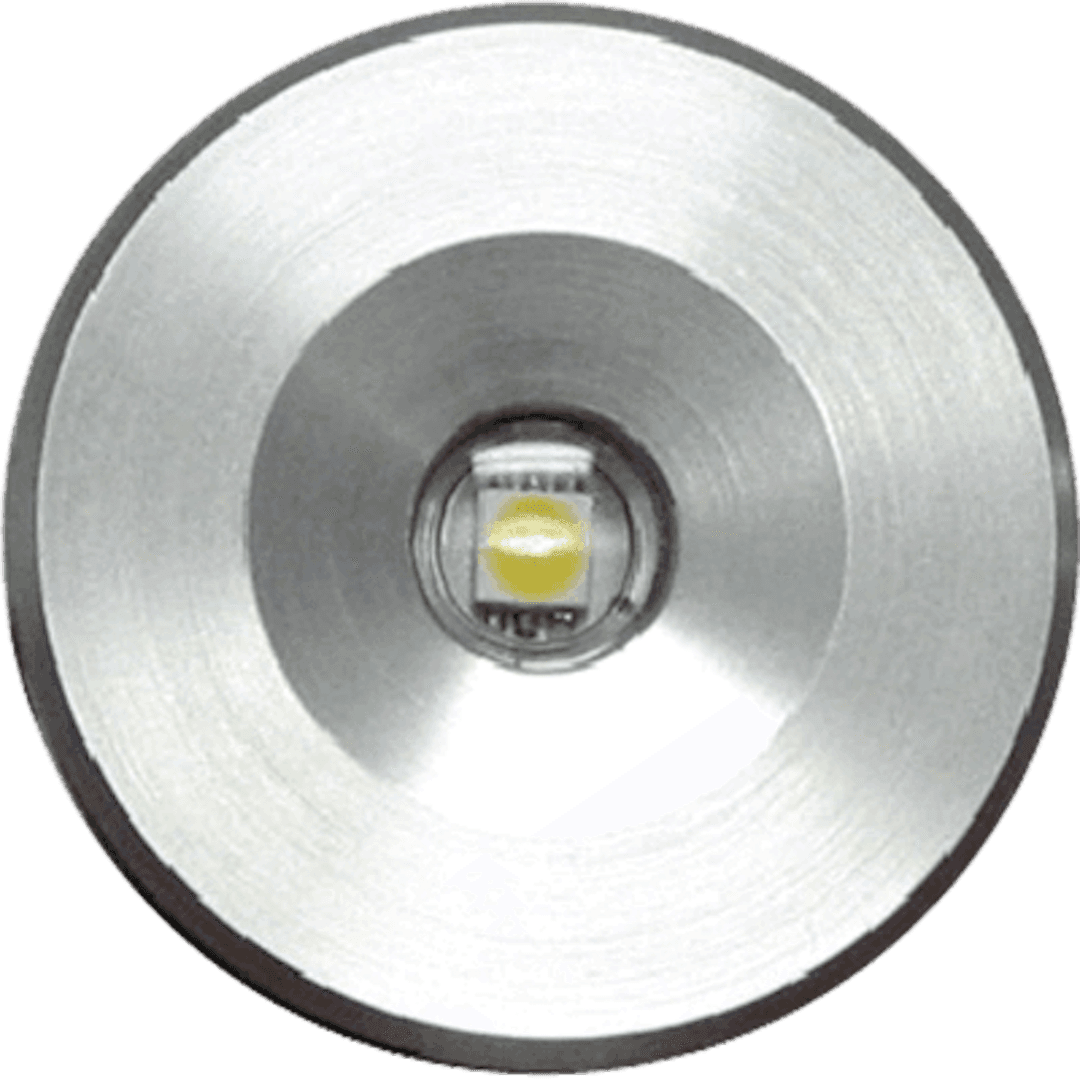 LUMITEC 112204 Echo Courtesy / Accent Light, Brushed Housing, Blue 1.24-Inch Diameter - High quality product image showing LUMITEC 112204 Echo Courtesy / Accent Light, Brushed Housing, Blue 1.24-Inch Diameter details and features