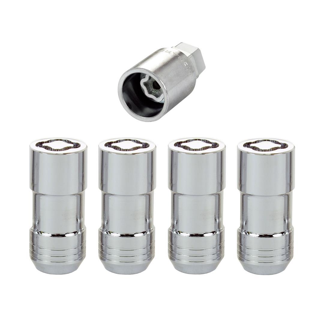 MCGARD 24210 Chrome Cone Seat Wheel Locks (M14 x 1.5 Thread Size) - Set of 4 - High quality product image showing MCGARD 24210 Chrome Cone Seat Wheel Locks (M14 x 1.5 Thread Size) - Set of 4 details and features