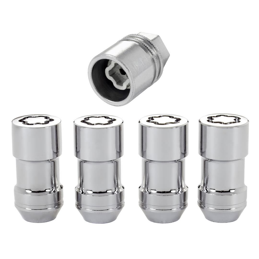 MCGARD 24234 Chrome Cone Seat Wheel Locks (9/16 INCH - 18 Thread Size) - Set of 4 - High quality product image showing MCGARD 24234 Chrome Cone Seat Wheel Locks (9/16 INCH - 18 Thread Size) - Set of 4 details and features