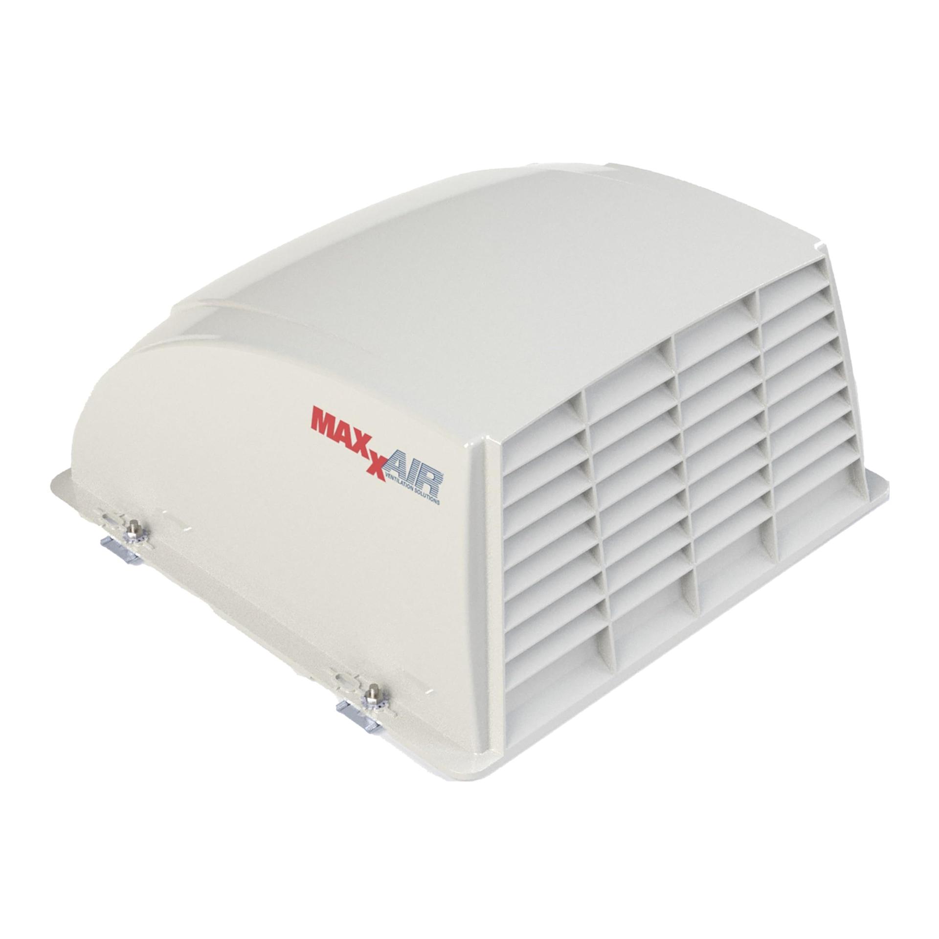 MAXXAIR 00-933051 Maxx I+ Vent Cover for RV Roof Fans - Sleek, Updated Design, Easy Installation, Zero-Leak Protection, Compatible with Many Popular 14x14 Roof Fans, White - Product image