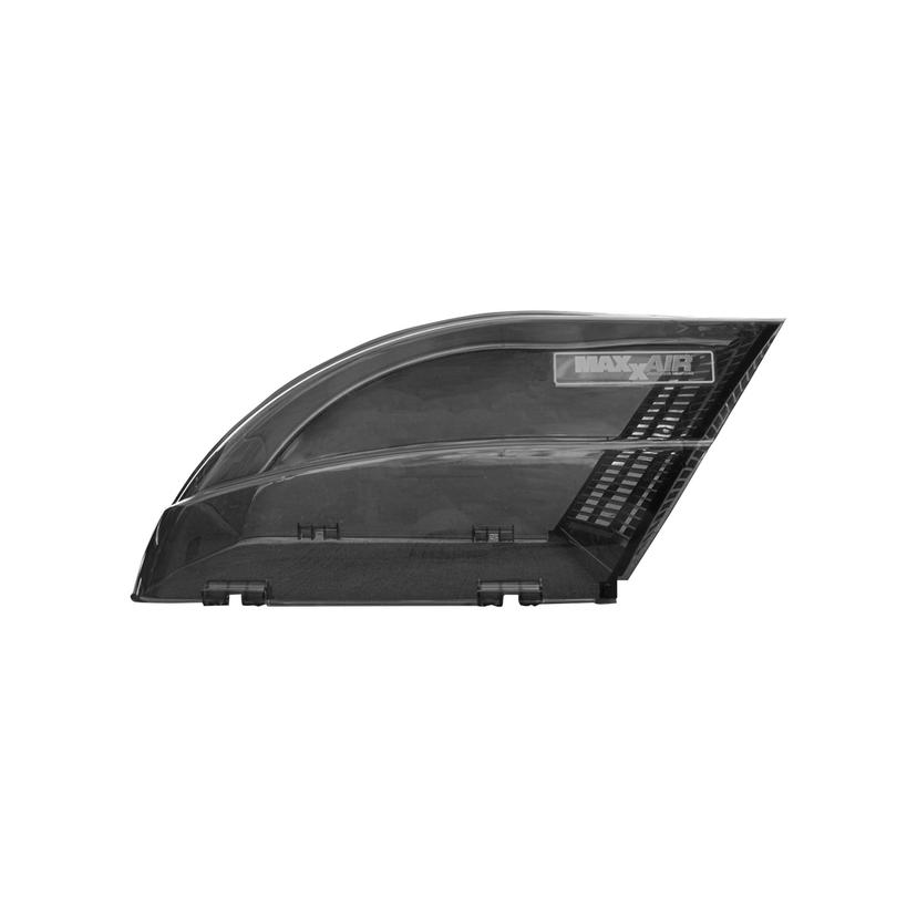 MAXXAIR 00-955003 FANMATE Fan/Vent Cover with EZ Clip Hardware, Constant Airflow, Super Tough, Smoke - Product image