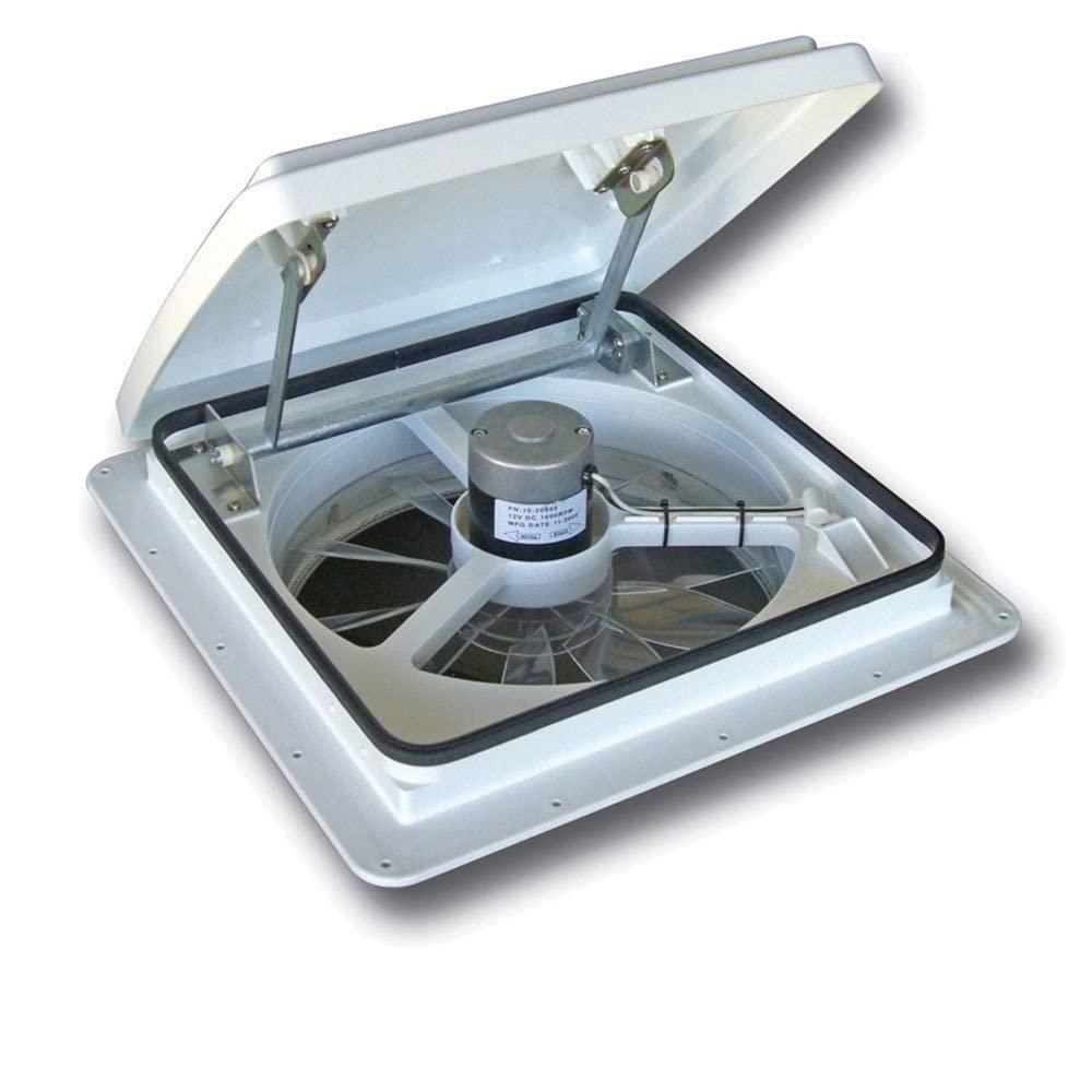 MAXXAIR 10A40002K Roof Vent Lid; Replacement For MAXXFAN / MAXXFAN Plus Model Roof Vents; White - Product image