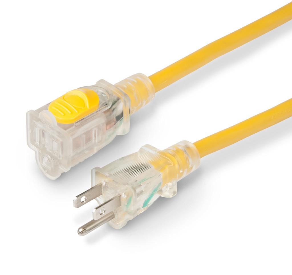MARINCO 150025 Extension Cord, 15A, 14/3, Locking, Lighted, 25 - High quality product image showing MARINCO 150025 Extension Cord, 15A, 14/3, Locking, Lighted, 25 details and features