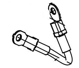 MEYER 05026 Snow Plow Motor Power Cable; For Meyer Utility Plows; 5 Inch Length - The Twister Group Tools product