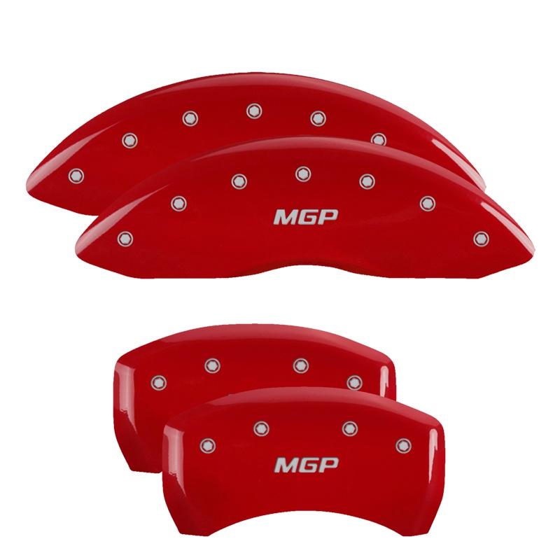 MGP CALIPER 11221SMGPRD Red Powder Coat Finish, Silver Characters, Set of 4 - The Twister Group Tools product