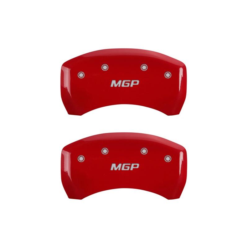 MGP CALIPER 13090RMGPRD Caliper Cover; MGP Logo; Powder Coated; Red; Aluminum; Set Of 2 - High quality product image showing MGP CALIPER 13090RMGPRD Caliper Cover; MGP Logo; Powder Coated; Red; Aluminum; Set Of 2 details and features