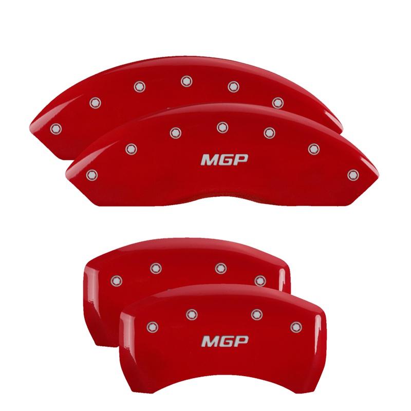 MGP CALIPER 21197SMGPRD Red Powder Coat Finish, Silver Characters, Set of 4 - The Twister Group Tools product