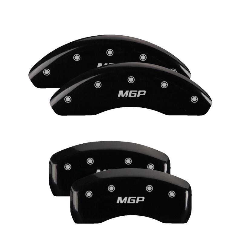 MGP CALIPER 26222SMGPBK Black Powder Coat Finish, Silver Characters, Set of 4 - High quality product image showing MGP CALIPER 26222SMGPBK Black Powder Coat Finish, Silver Characters, Set of 4 details and features