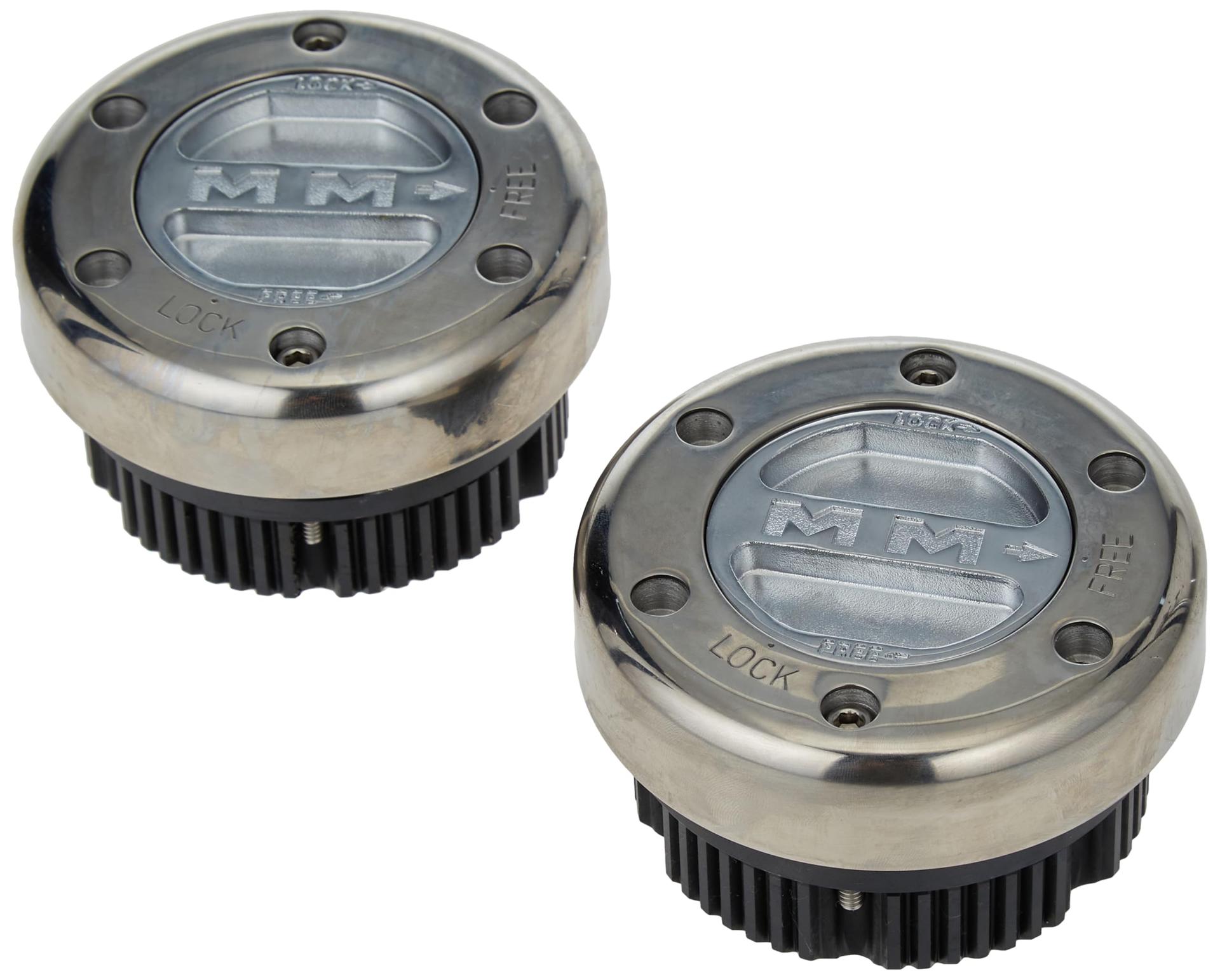 MILE MARKER 449S/S Premium Locking Hubs,Silver - High quality product image showing MILE MARKER 449S/S Premium Locking Hubs,Silver details and features