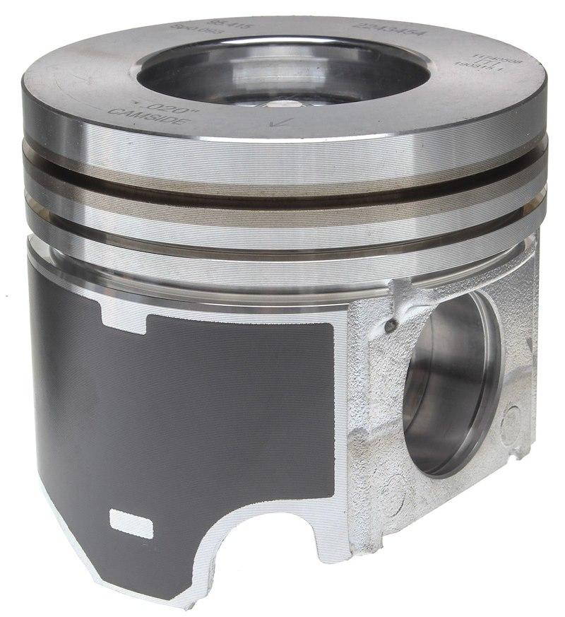 CLEVITE 77 224-3454.020 Piston; For Use With 2003-2004 Ford 6.0L Diesel; Cast Aluminum; 3.740 Inch Bore; 0.020 Inch Oversized; Recessed Head; Single - High quality product image showing CLEVITE 77 224-3454.020 Piston; For Use With 2003-2004 Ford 6.0L Diesel; Cast Aluminum; 3.740 Inch Bore; 0.020 Inch Oversized; Recessed Head; Single details and features