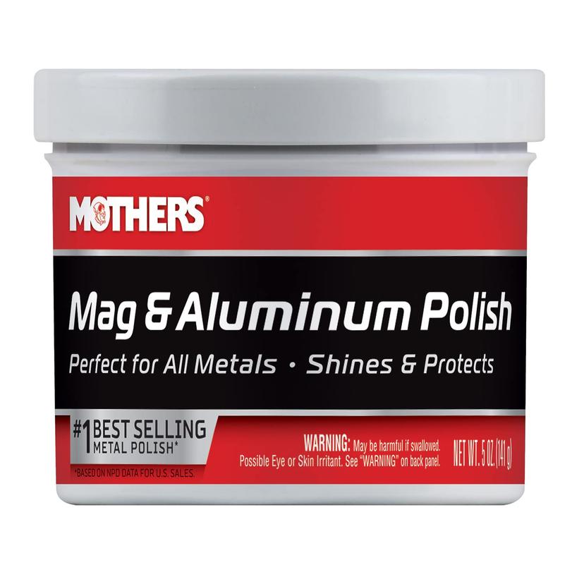 MOTHERS 05100 Mag & Aluminum Polish, 5 oz.
