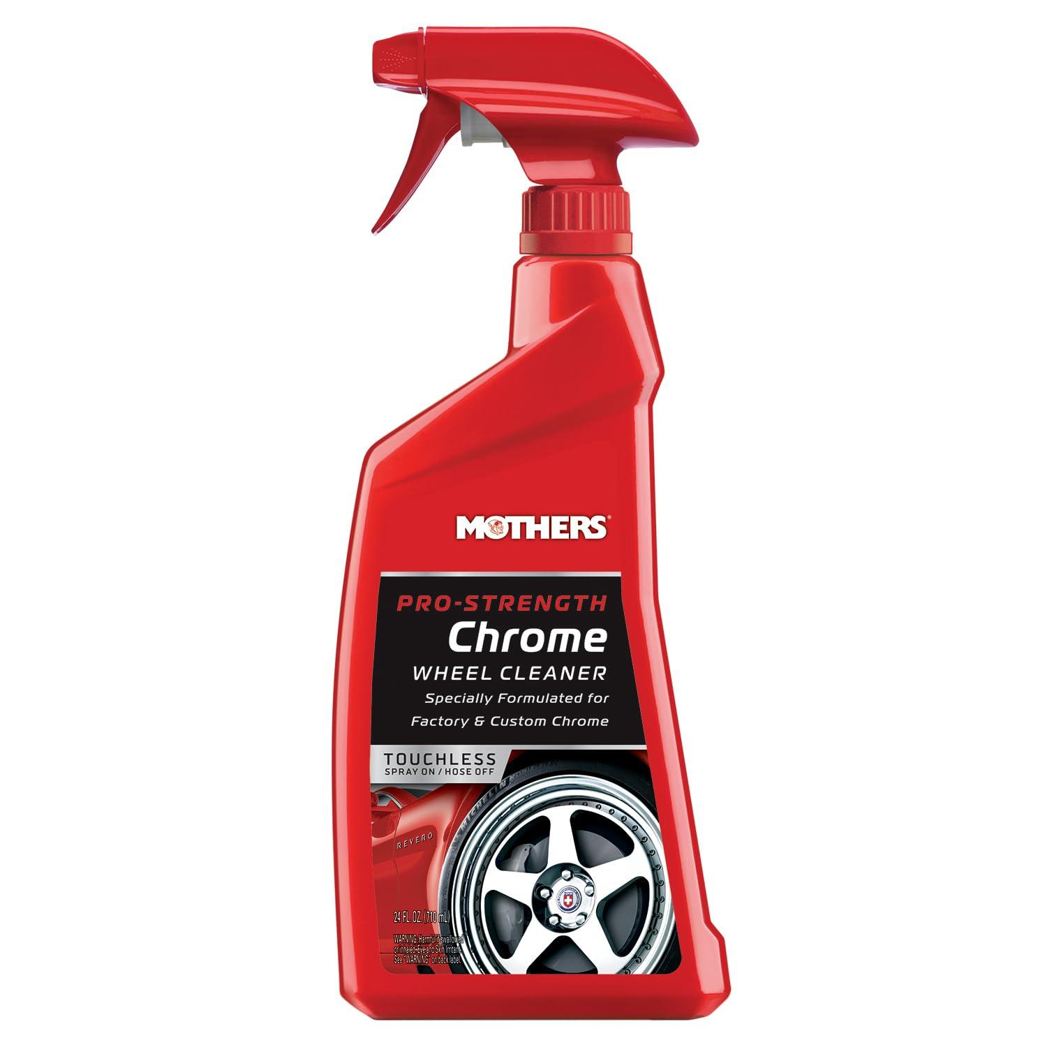 MOTHERS 05824 Pro-Strength Chrome Wheel Cleaner, 24 fl. oz. - High quality product image showing MOTHERS 05824 Pro-Strength Chrome Wheel Cleaner, 24 fl. oz. details and features