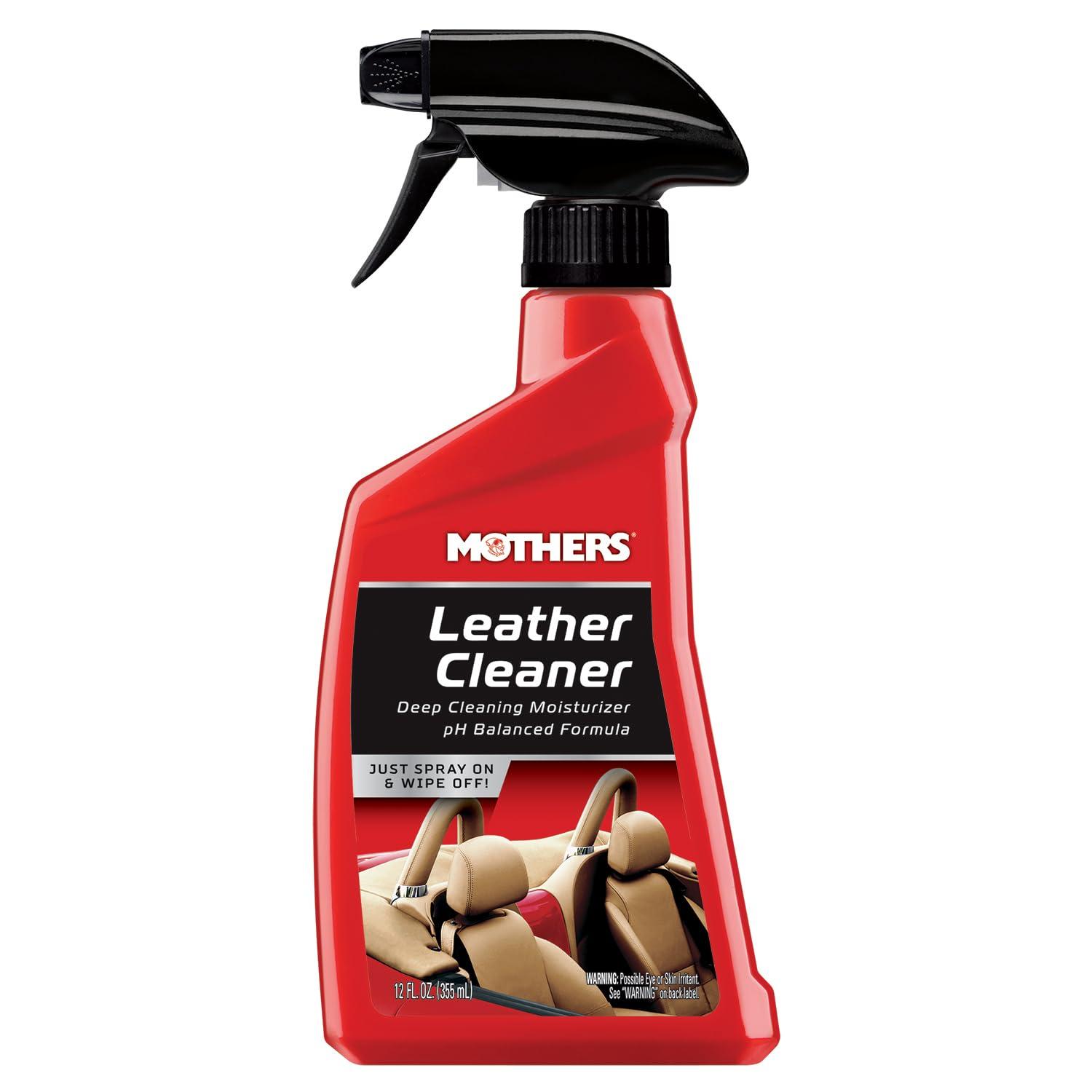 MOTHERS 06412 Leather Cleaner, 12 oz. - High quality product image showing MOTHERS 06412 Leather Cleaner, 12 oz. details and features