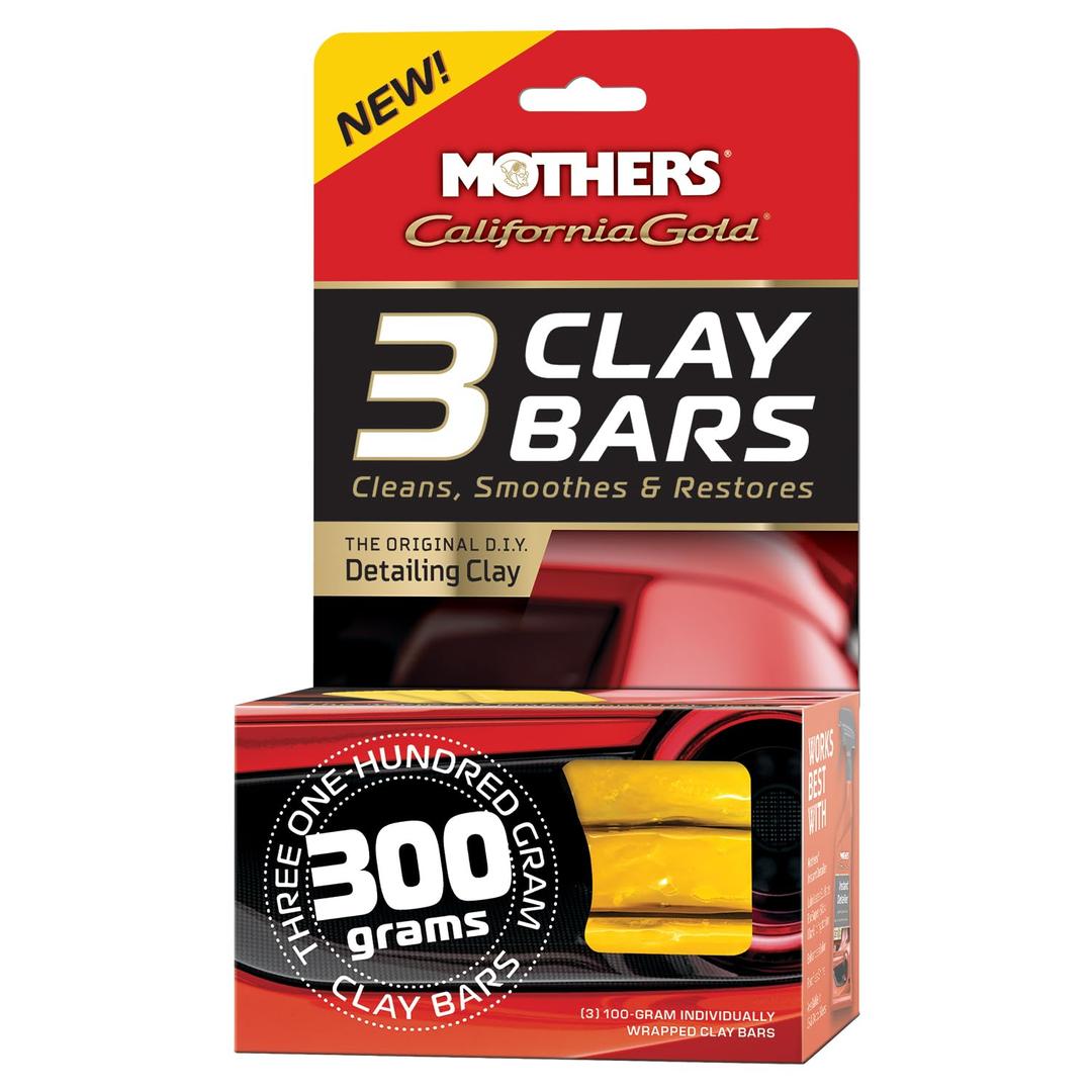 MOTHERS 07242 California Gold Detailing Clay Bar (Pack of 3) - The Twister Group Tools product