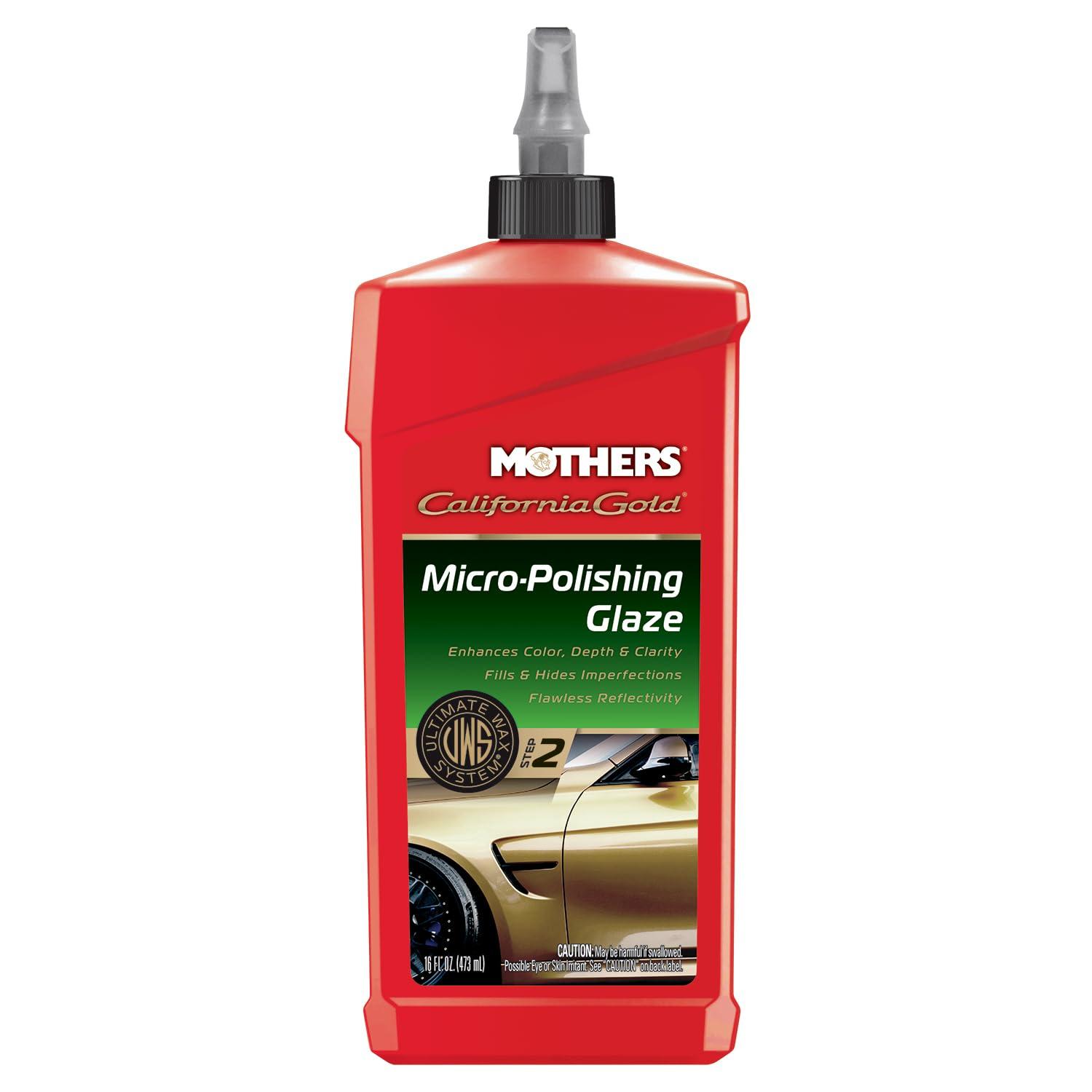 MOTHERS 08100 California Gold Micro-Polishing Glaze (Ultimate Wax System, Step 2) - 16 oz. - High quality product image showing MOTHERS 08100 California Gold Micro-Polishing Glaze (Ultimate Wax System, Step 2) - 16 oz. details and features