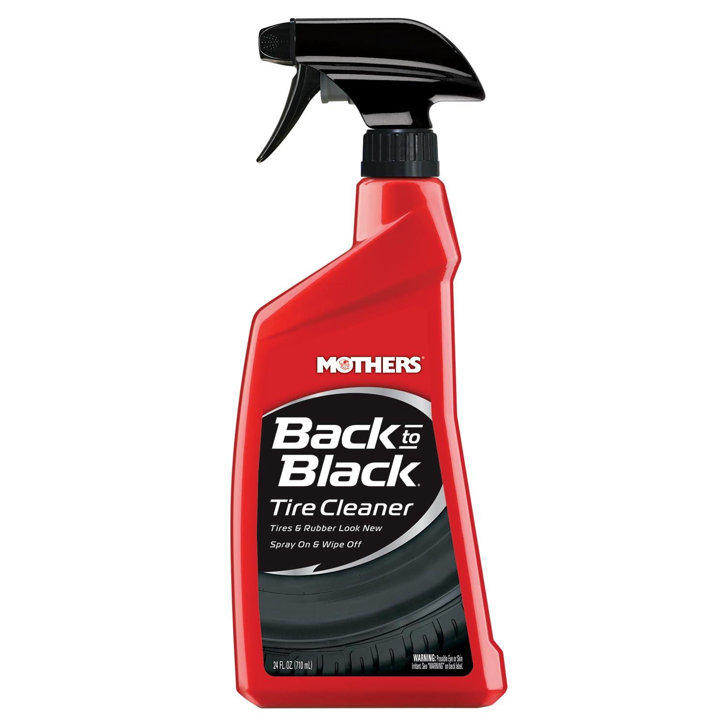 MOTHERS 09324 0Back-to-Black Tire Cleaner, 24 fl. oz. (Case of 6) - High quality product image showing MOTHERS 09324 0Back-to-Black Tire Cleaner, 24 fl. oz. (Case of 6) details and features