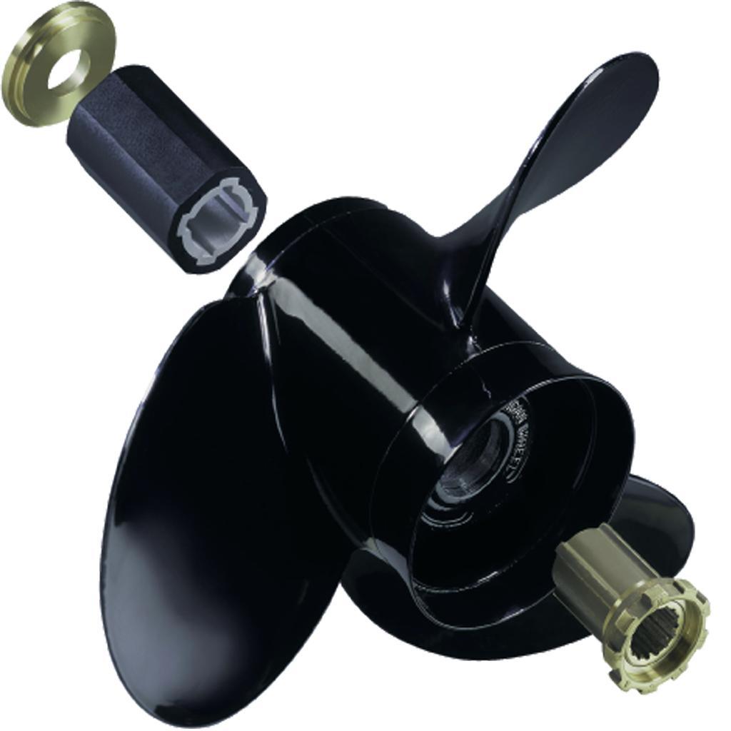 MICHIGAN WHEEL 992302 Vortex C-Series 3-Blade Aluminum Propeller - RH, 11-3/4 INCH Diameter x 15 INCH Pitch - High quality product image showing MICHIGAN WHEEL 992302 Vortex C-Series 3-Blade Aluminum Propeller - RH, 11-3/4 INCH Diameter x 15 INCH Pitch details and features