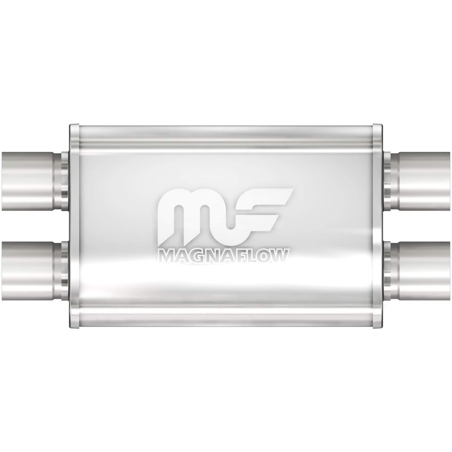 MAGNAFLOW 11385 X-PIPE Performance Muffler | 2.25 in. Inlet/Outlet - High quality product image showing MAGNAFLOW 11385 X-PIPE Performance Muffler | 2.25 in. Inlet/Outlet details and features