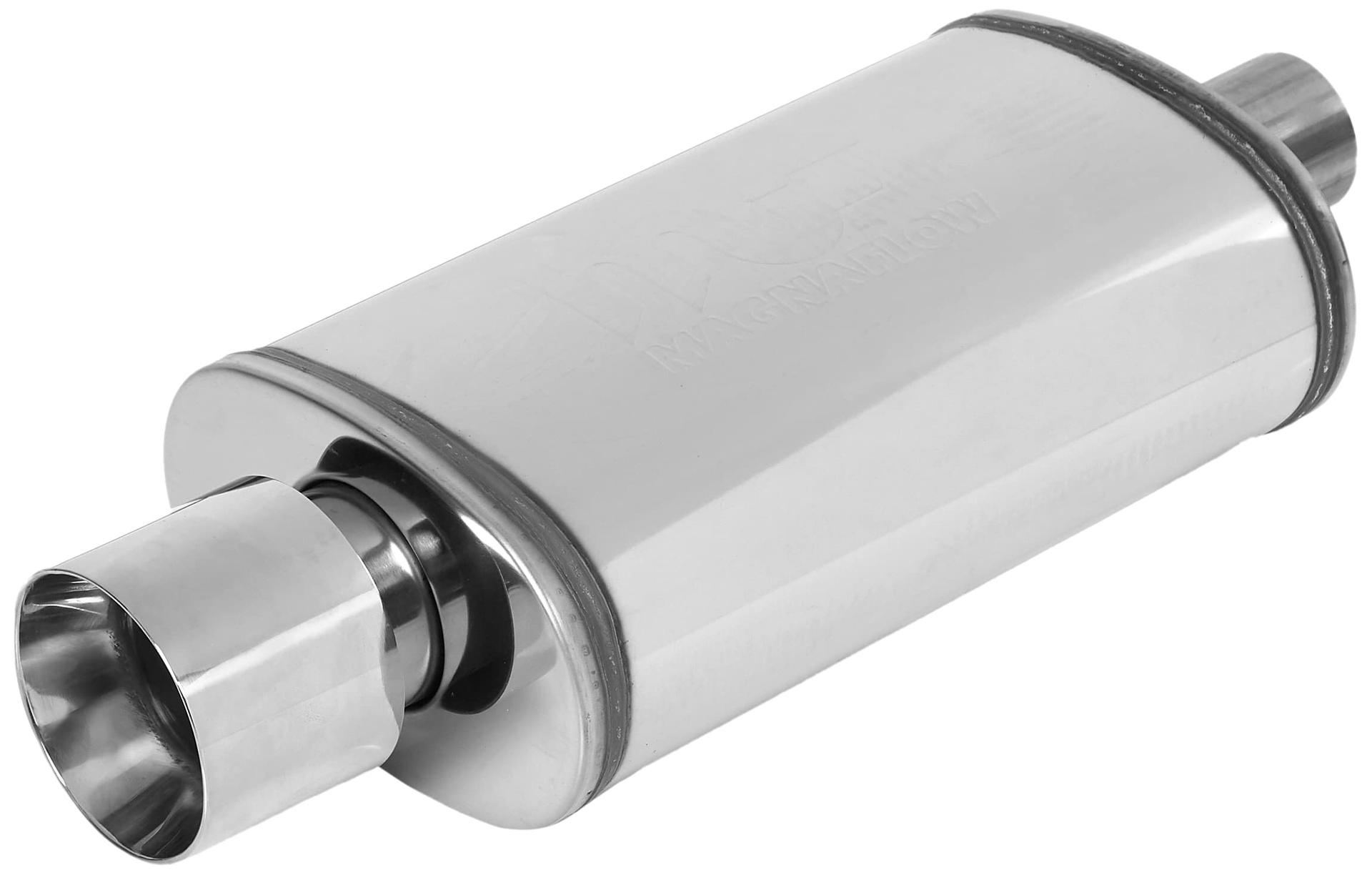 MAGNAFLOW 14832 Street Oval Straight-Through Performance Muffler with Tip - High quality product image showing MAGNAFLOW 14832 Street Oval Straight-Through Performance Muffler with Tip details and features