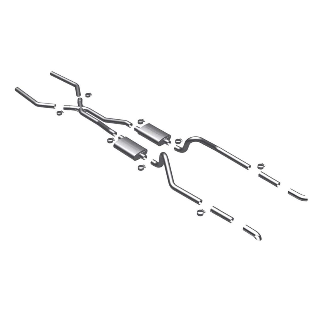 MAGNAFLOW 15816 1967-1970 Ford Mustang Street Series Crossmember-Back Performance Exhaust System - The Twister Group Tools product