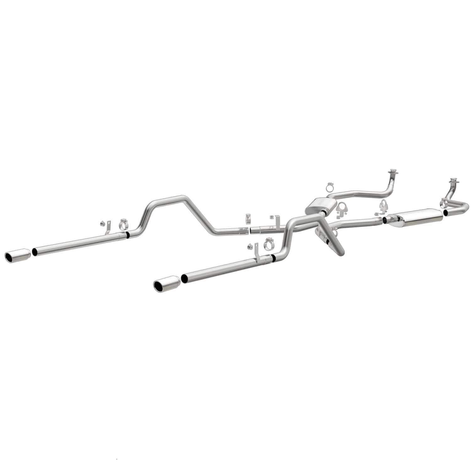 MAGNAFLOW 16724 Large Stainless Steel Performance Exhaust System Kit - High quality product image showing MAGNAFLOW 16724 Large Stainless Steel Performance Exhaust System Kit details and features
