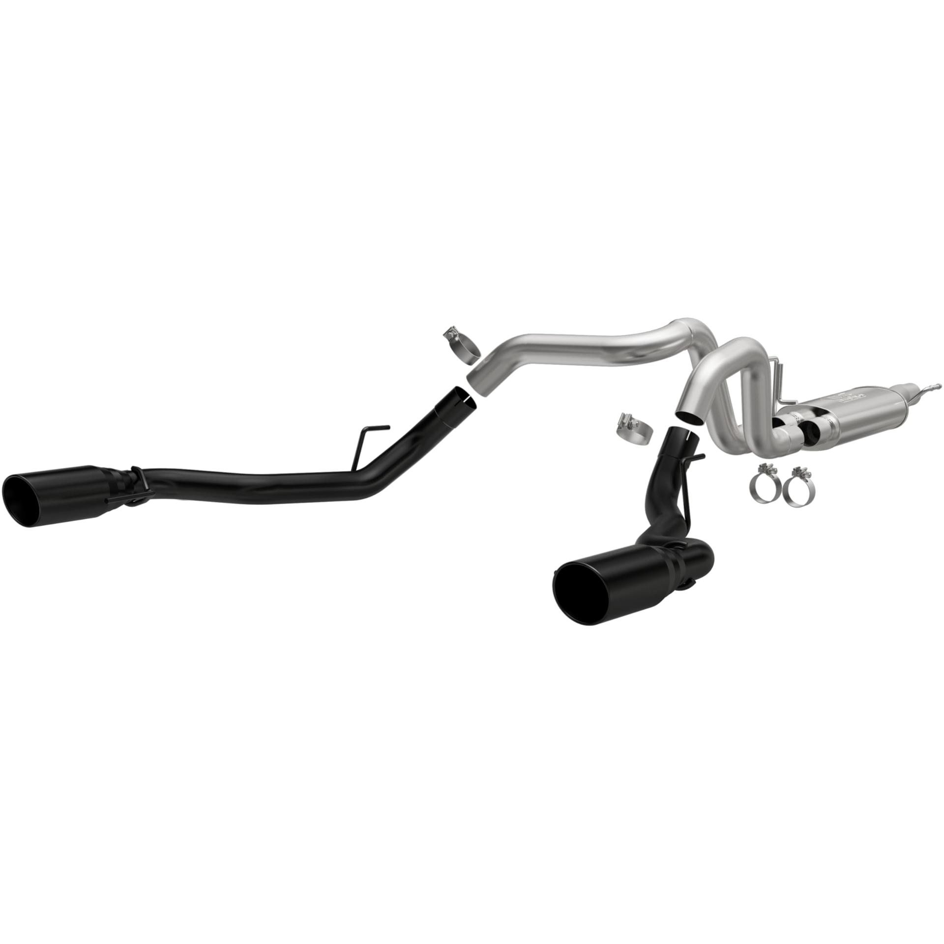 MAGNAFLOW 19584 Exhaust System Cat-Back, NEO Series, For 2021-2024 Ford F-150 Tremor, Dual Split Rear Exit Style - High quality product image showing MAGNAFLOW 19584 Exhaust System Cat-Back, NEO Series, For 2021-2024 Ford F-150 Tremor, Dual Split Rear Exit Style details and features