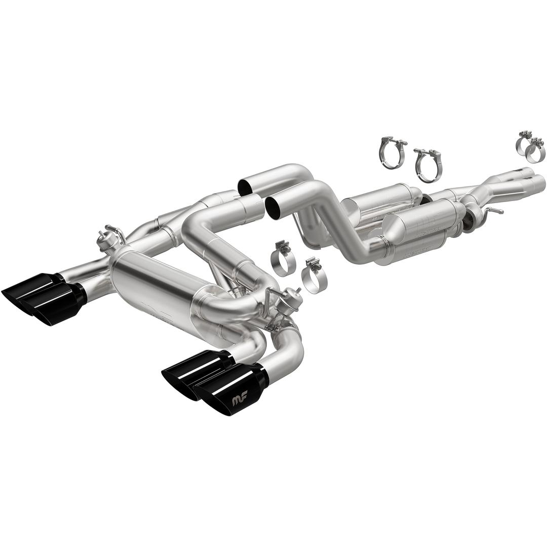 MAGNAFLOW 19598 Exhaust System Cat-Back, Street Series, For 2021-2023 Jeep Wrangler, Quad Split Rear Exit Style - The Twister Group Tools product