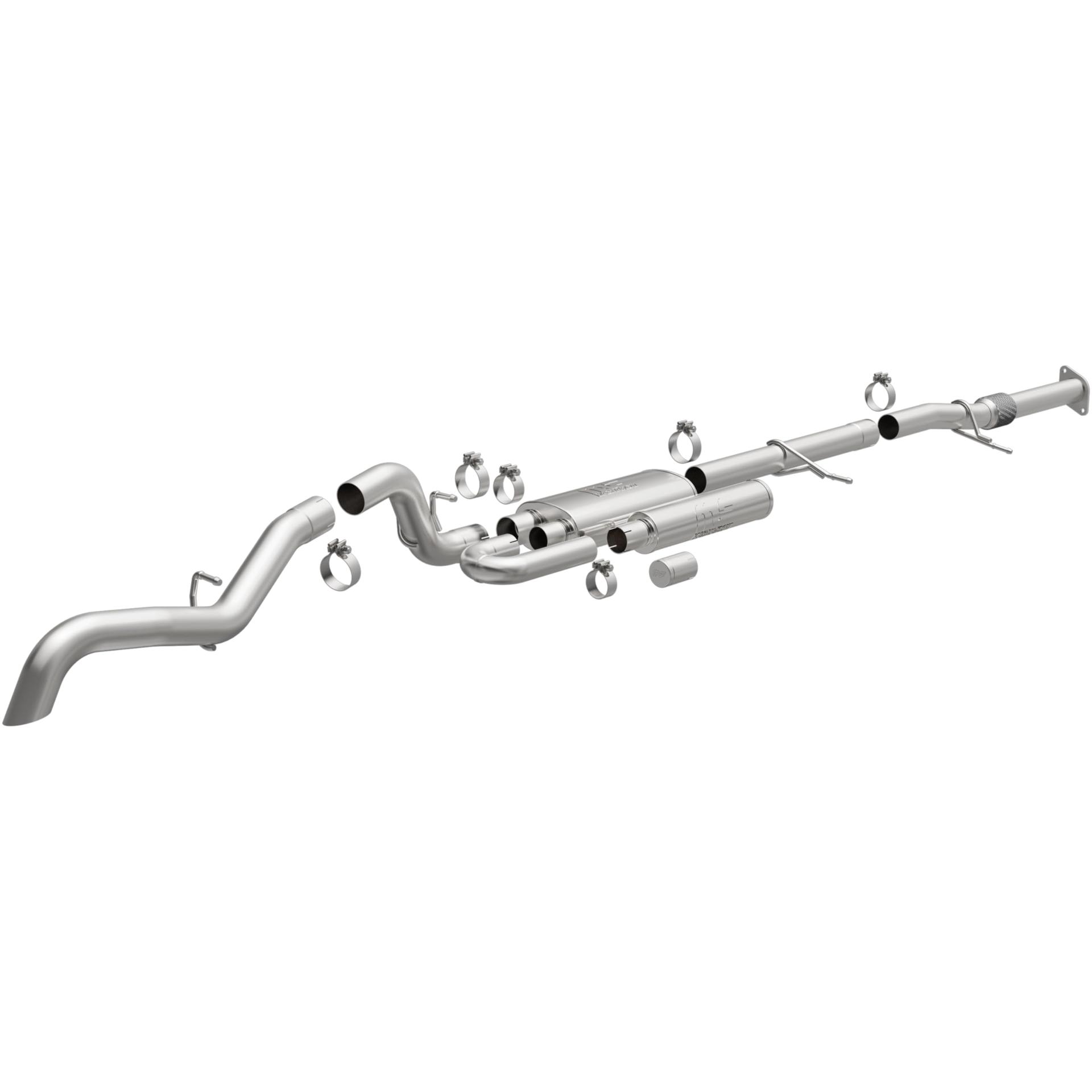 MAGNAFLOW 19648 Exhaust System Cat-Back, Overland Series, For 2023-2024 Chevrolet Colorado, For 2023-2024 GMC Canyon, Single Passenger Side Rear Exit Style - High quality product image showing MAGNAFLOW 19648 Exhaust System Cat-Back, Overland Series, For 2023-2024 Chevrolet Colorado, For 2023-2024 GMC Canyon, Single Passenger Side Rear Exit Style details and features