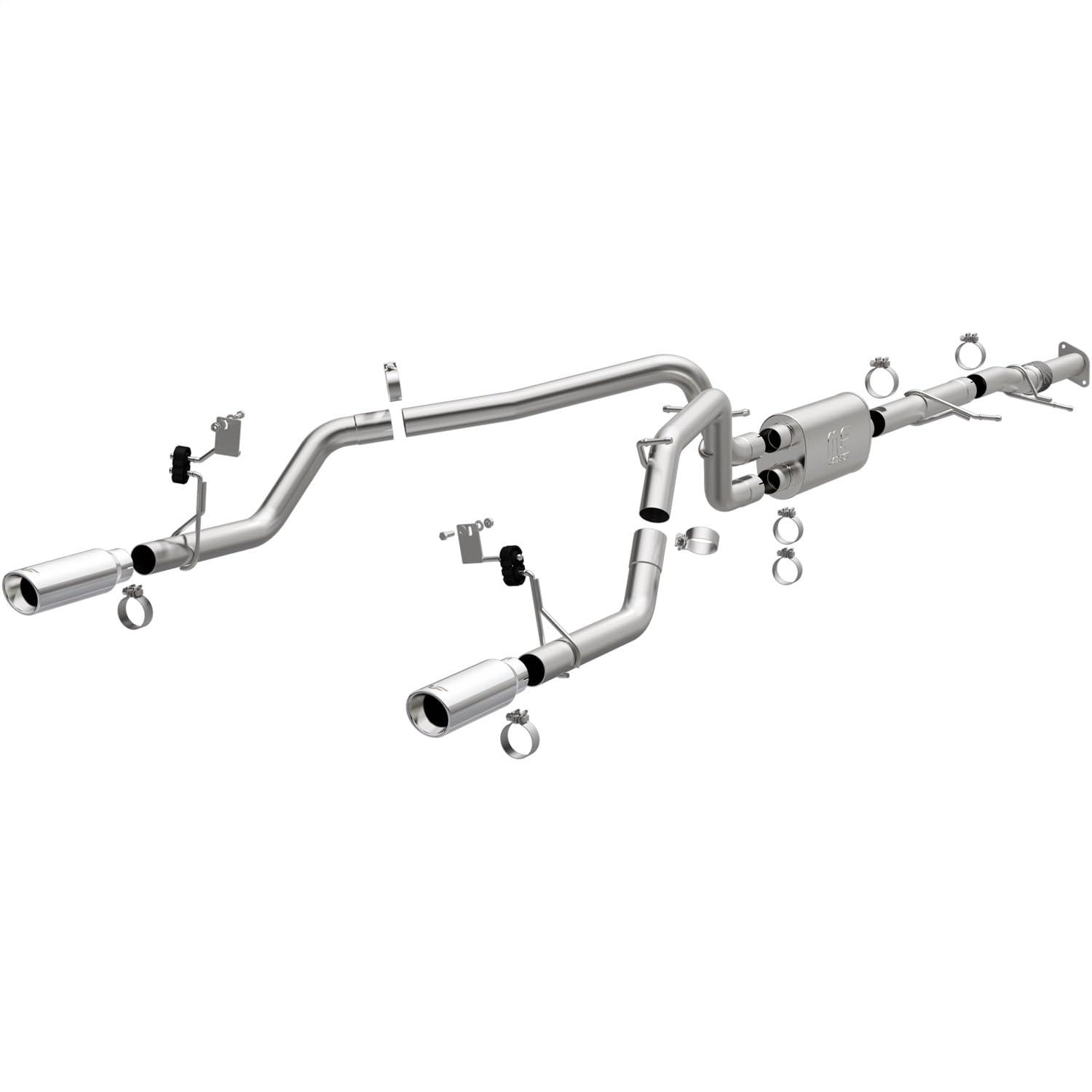 MAGNAFLOW 19650 Exhaust System Cat-Back, NEO Series, For 2023-2024 Chevrolet Colorado, For 2023-2024 GMC Canyon, Dual Split Rear Exit Style - High quality product image showing MAGNAFLOW 19650 Exhaust System Cat-Back, NEO Series, For 2023-2024 Chevrolet Colorado, For 2023-2024 GMC Canyon, Dual Split Rear Exit Style details and features