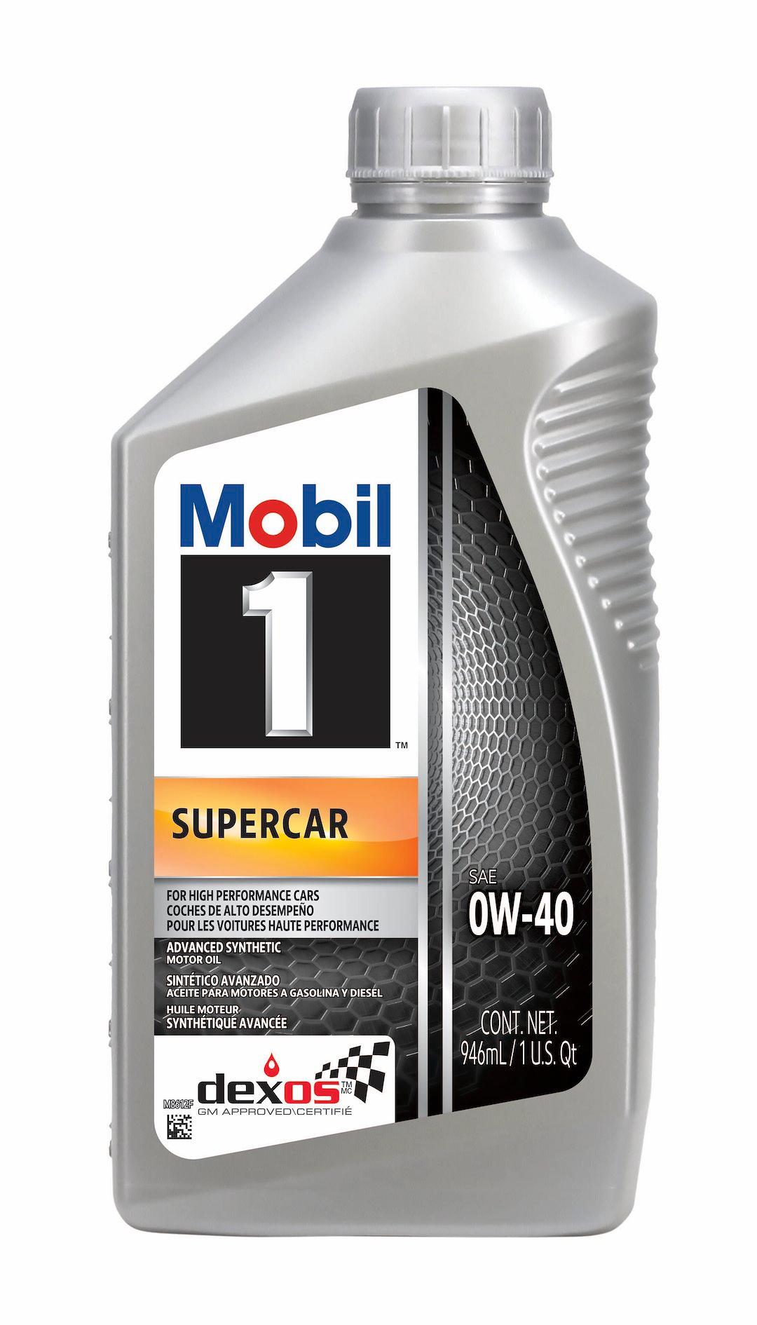 MOBIL 126870 SUPER CAR OIL 0W-40 6X1 UQL, SAE 0W-40; Full Synthetic Gasoline Engine Oil; 1 Quart Bottle; Case Of 6 - The Twister Group Tools product