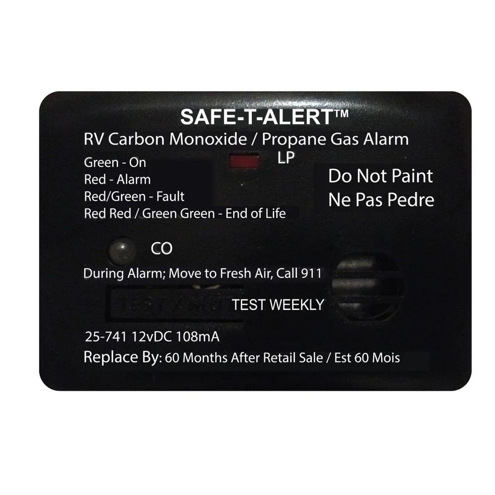 SAFE-T-ALERT 25741BL Double-Duty Alarm - Carbon Monoxide/ Propane Leak Detector - High quality product image showing SAFE-T-ALERT 25741BL Double-Duty Alarm - Carbon Monoxide/ Propane Leak Detector details and features