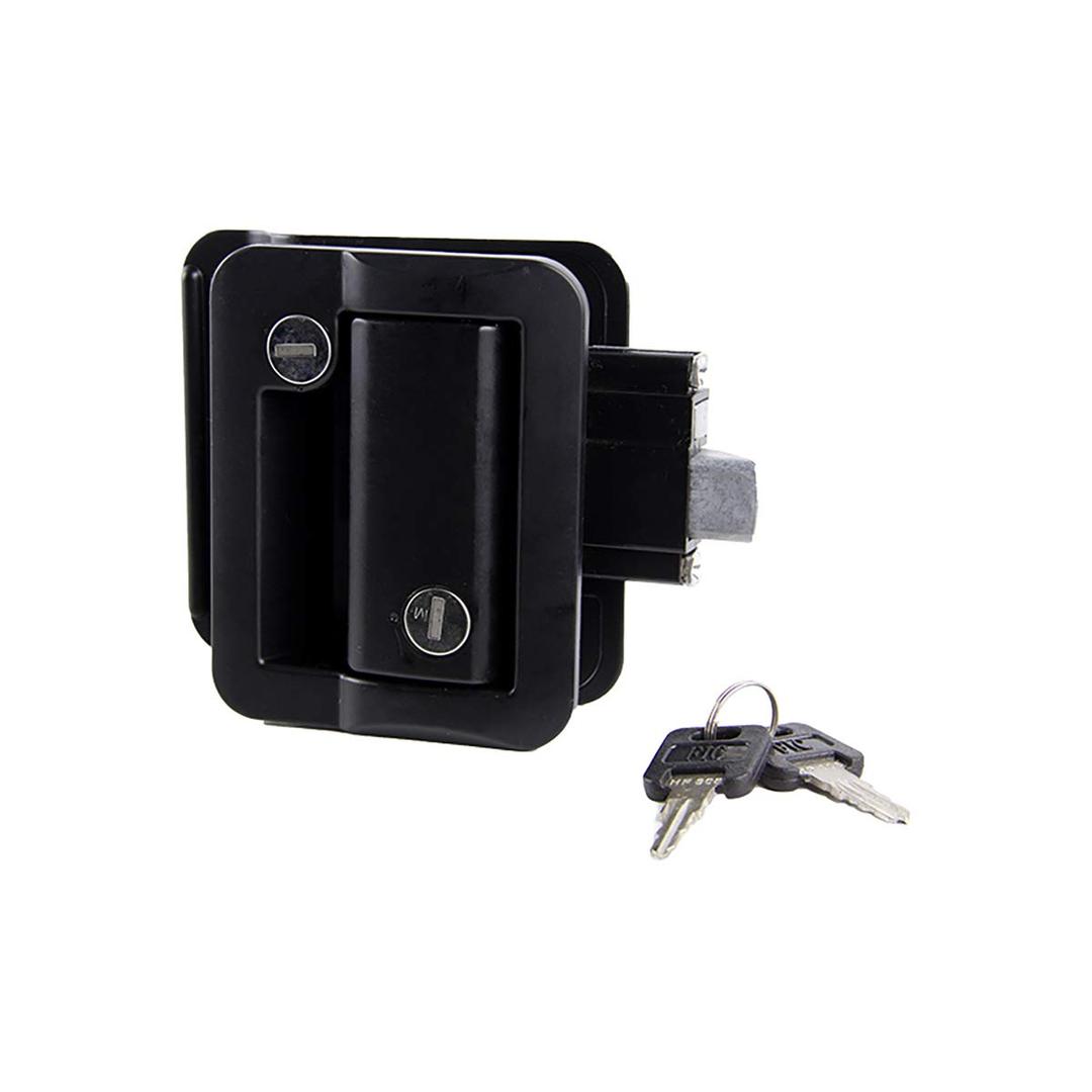 LIPPERT 2020102689 Global Entry Door Latch for Travel Trailers for RV Entry Doors Black - The Twister Group Tools product