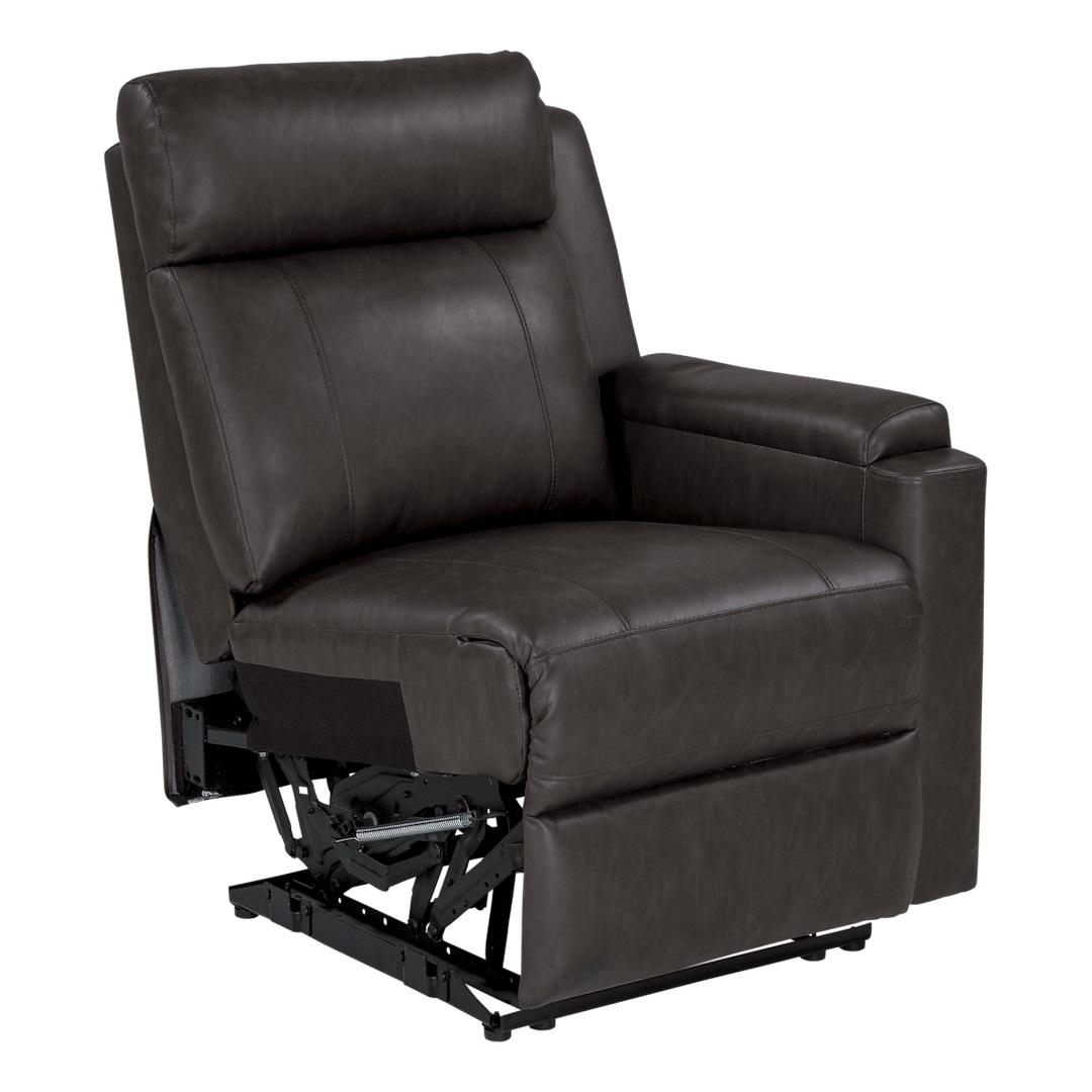 LIPPERT 2020129263 HERITAGE SERIES LEFT HAND RECLINER, Left Hand Recliner; Heritage Series; 27-1/2 Inch Width x 35 Inch Depth x 40 Inch Height Overall; 64 Inch Reclining Depth; 21 Inch Width x 21 Inch Depth x 19 Inch Height Sitting Surface; Millbrae - The Twister Group Tools product