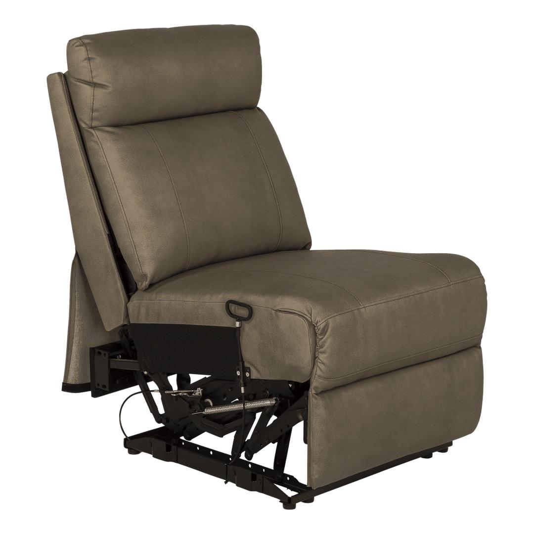 LIPPERT 2020129293 HERITAGE SERIES ARMLESS RECLINER, Armless Recliner; Heritage Series; 21-1/2 Inch Width x 35 Inch Depth x 40 Inch Height Overall; 64 Inch Reclining Depth; 21 Inch Width x 21 Inch Depth x 19 Inch Height Sitting Surface; Grummond - The Twister Group Tools product