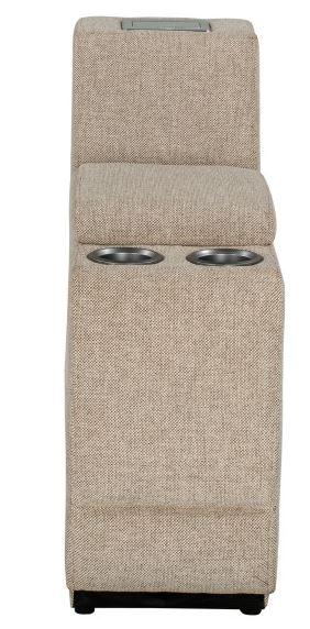 LIPPERT 2020129339 Thomas Payne Seismic Series RV Theater Seating Center Console - Norlina, Easy-to-Clean PolyHyde Vinyl Fabric, Integrated Storage Compartment, LED Lighting, Dual Lighted Cup Holders - The Twister Group Tools product