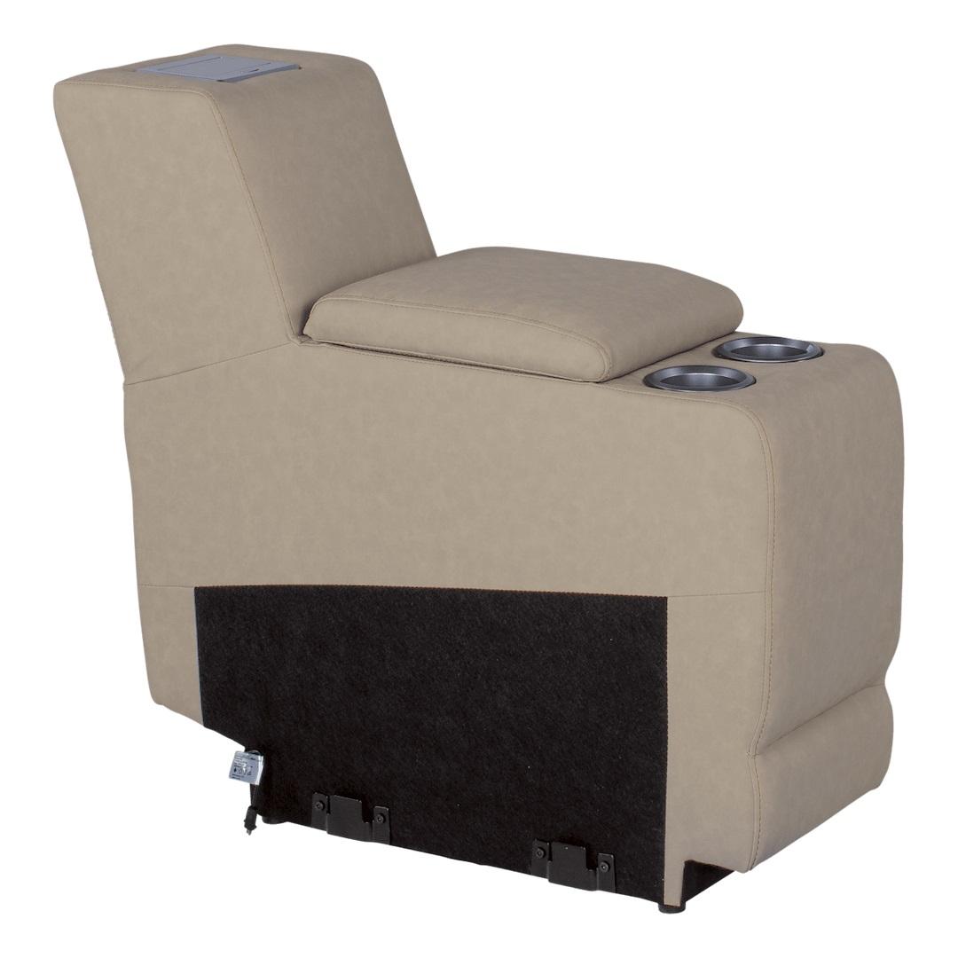LIPPERT 2020134976 SEISMIC CENTER CONSOLE, Sofa Center; Seismic Series; 12 Inch Width x 34 Inch Depth x 31 Inch Height; Non-Locking; Altoona; PolyHyde Euro Leather Vinyl With Foam Cushion - High quality product image showing LIPPERT 2020134976 SEISMIC CENTER CONSOLE, Sofa Center; Seismic Series; 12 Inch Width x 34 Inch Depth x 31 Inch Height; Non-Locking; Altoona; PolyHyde Euro Leather Vinyl With Foam Cushion details and features