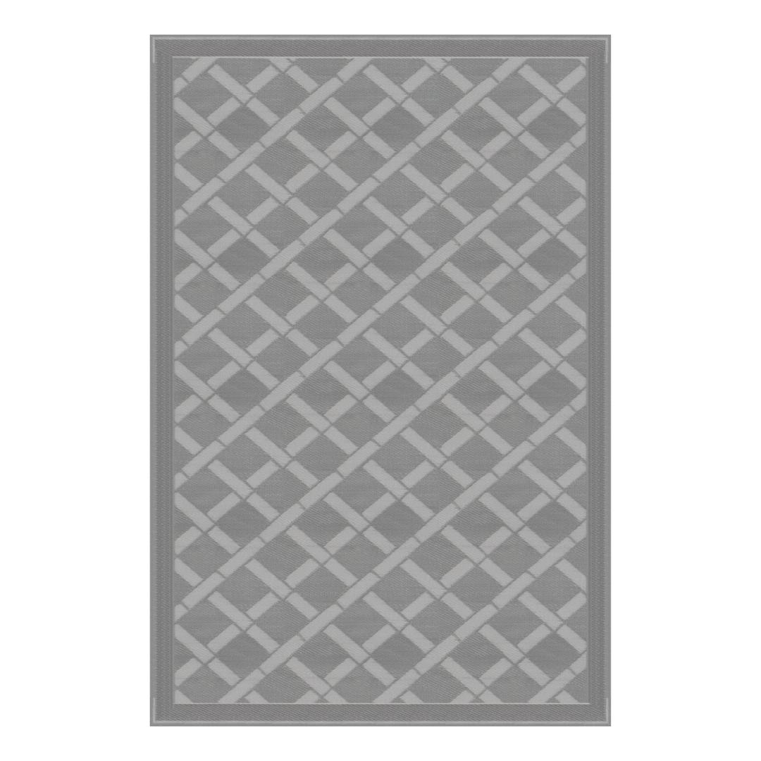 LIPPERT 2021028006 Reversible All-Weather RV Patio Mat Grey 6FT x 9 - The Twister Group Tools product