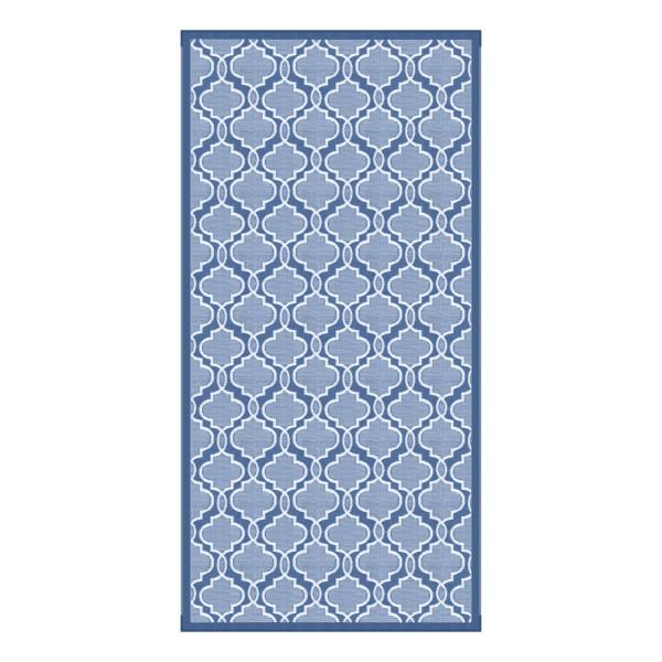LIPPERT 2021028031 Reversible All-Weather RV Patio Mat Blue 8FT x 16 - High quality product image showing LIPPERT 2021028031 Reversible All-Weather RV Patio Mat Blue 8FT x 16 details and features
