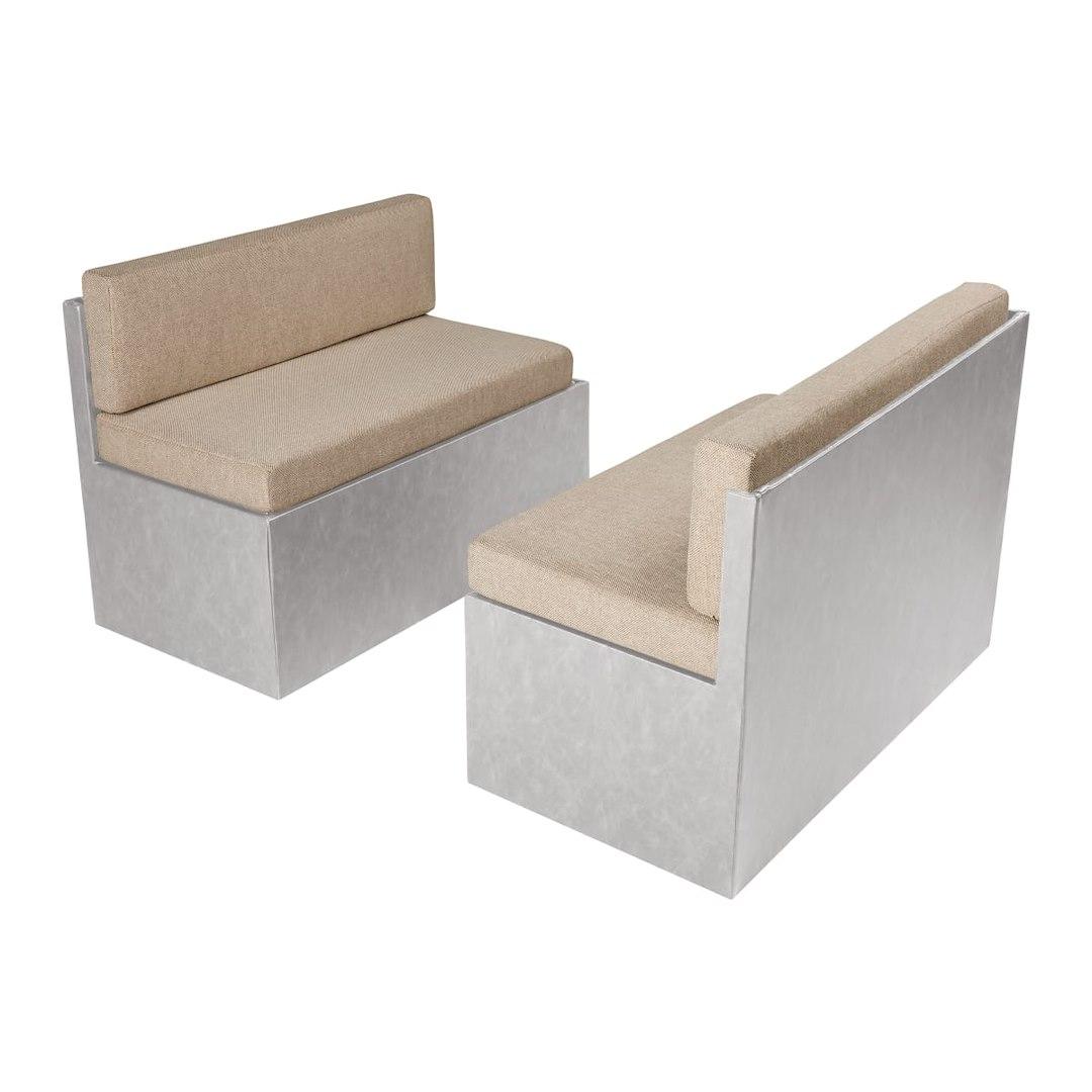 LIPPERT 2021100494 40FT DINETTE CUSHIONS, Back And Seat; 40 Inch Width x 12 Inch Height x 4 Inch Depth Back Dimension And 40 Inch Width x 4 Inch Height x 22 Inch Depth Seat Dimension; Norlina; Woven Fabric; High Density Foam Cushion; With Velcro Backing - The Twister Group Tools product